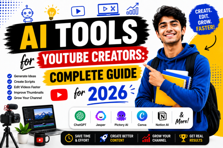 AI Tools for YouTube Creators Complete Guide for 2026