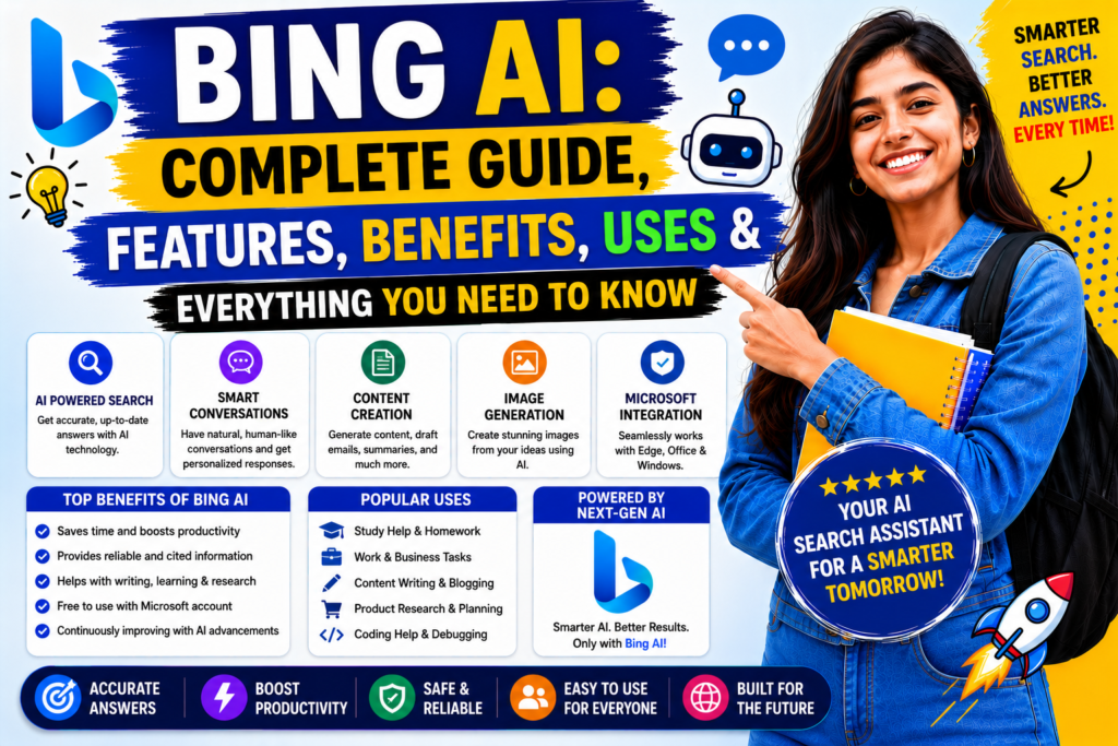 Bing AI search results