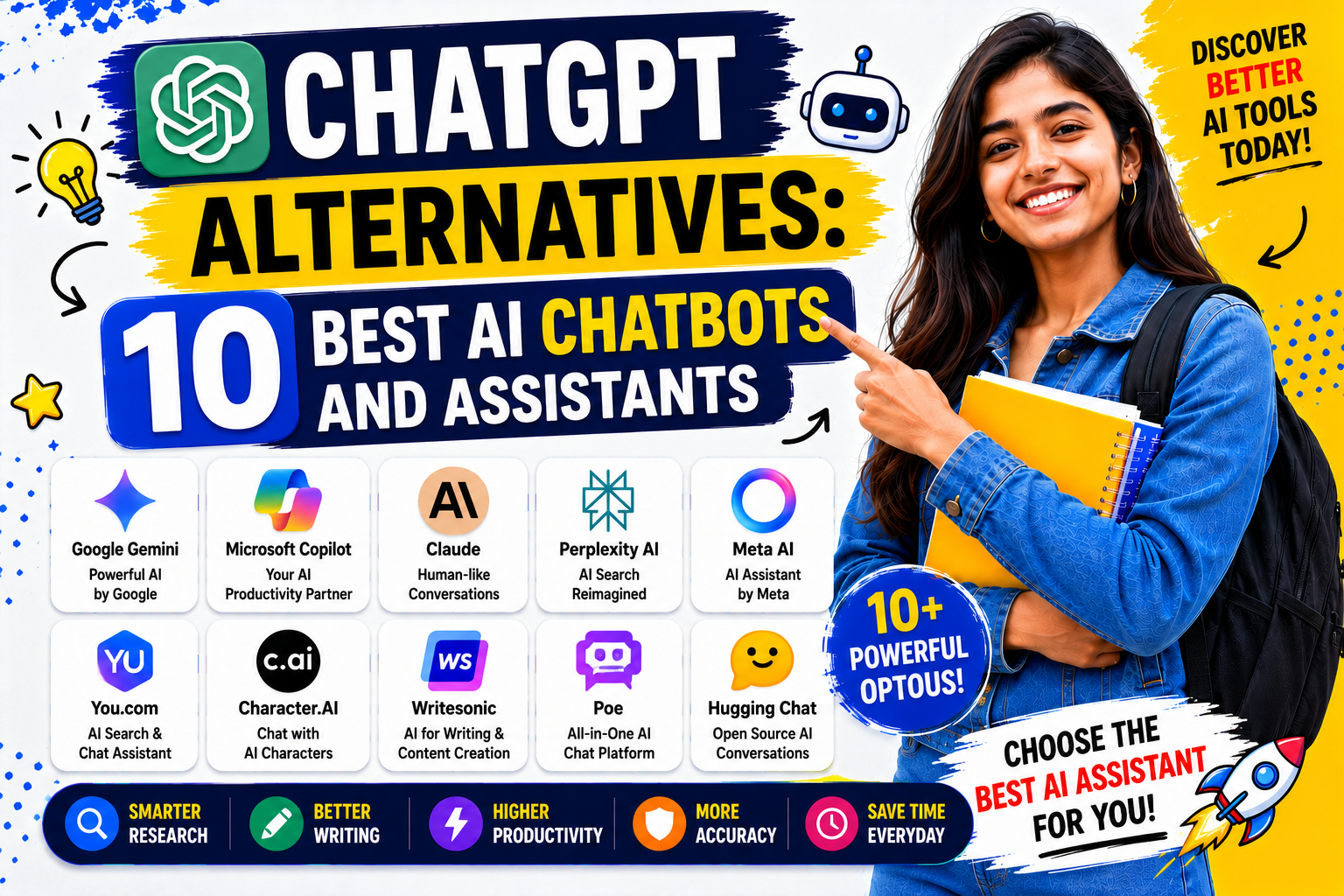 ChatGPT Alternatives 10 Best AI Chatbots and Assistants