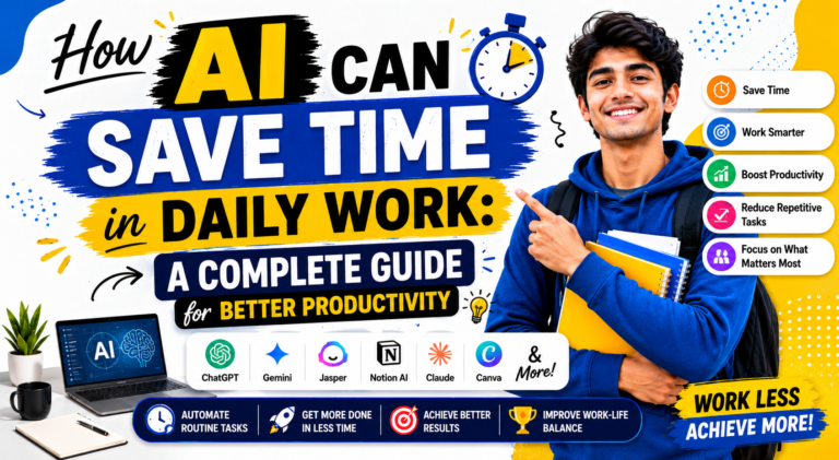 How AI Can Save Time in Daily Work A Complete Guide for Better Productivity
