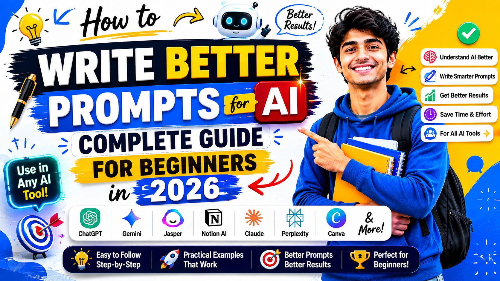 How to Write Better Prompts for AI Complete Guide for Beginners in 2026